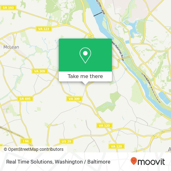 Real Time Solutions map