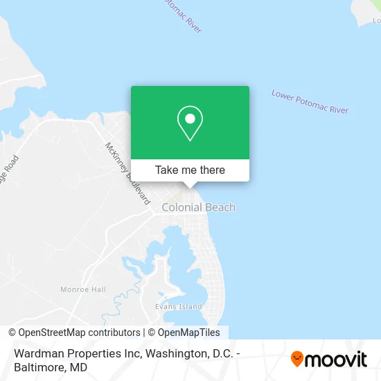 Wardman Properties Inc map