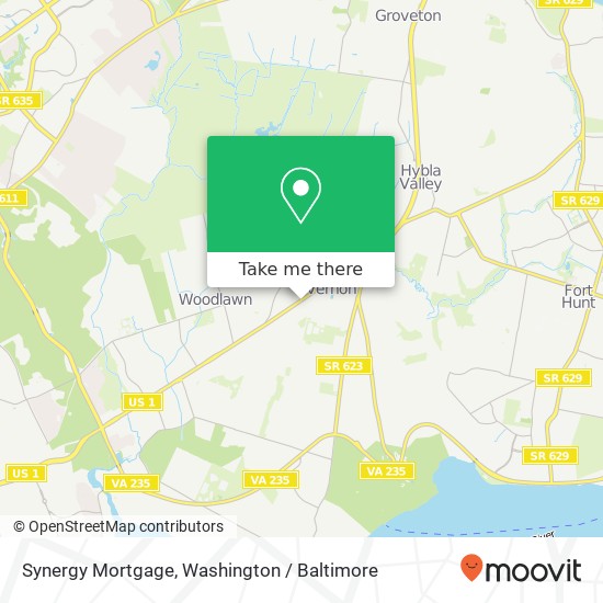 Synergy Mortgage map