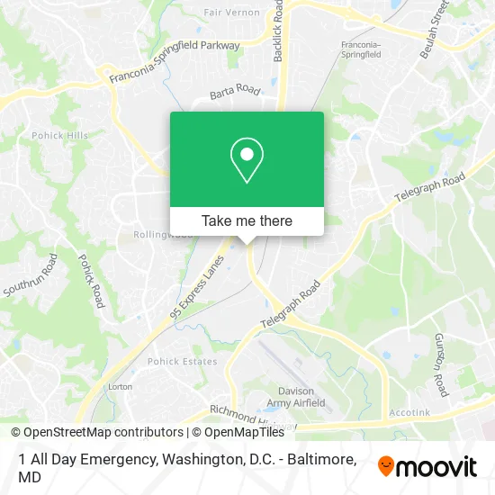 1 All Day Emergency map