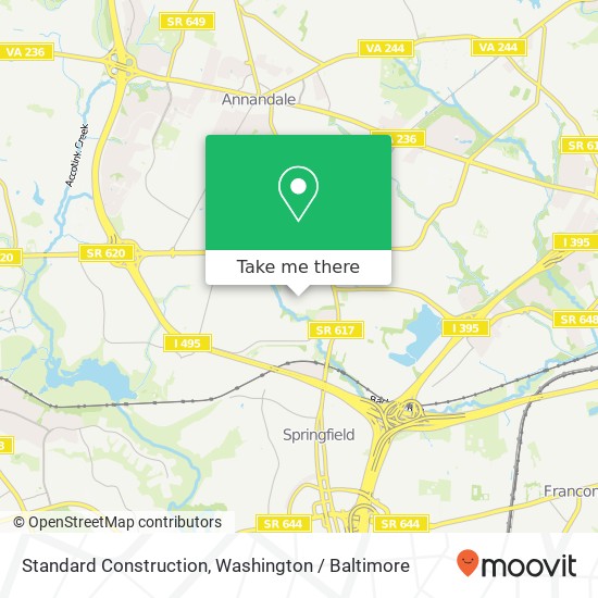 Mapa de Standard Construction