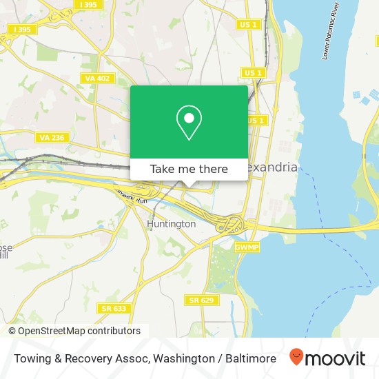 Mapa de Towing & Recovery Assoc