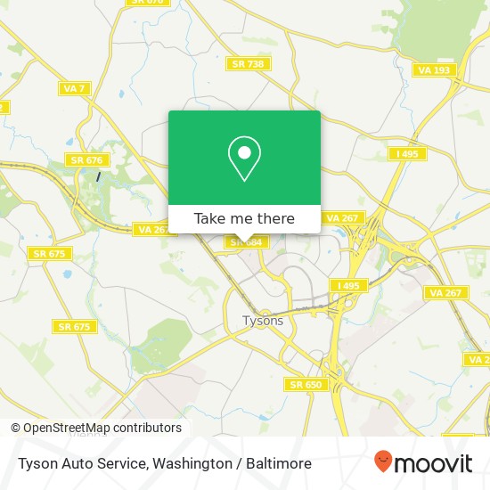 Tyson Auto Service map