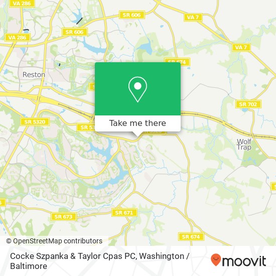 Mapa de Cocke Szpanka & Taylor Cpas PC