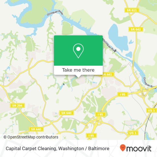 Mapa de Capital Carpet Cleaning