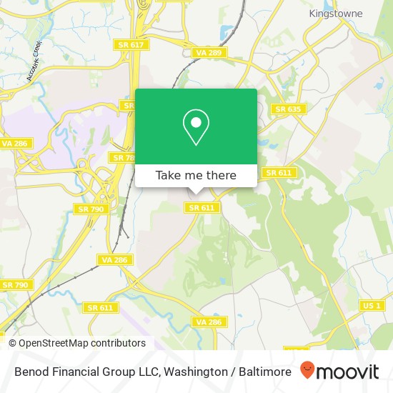 Benod Financial Group LLC map