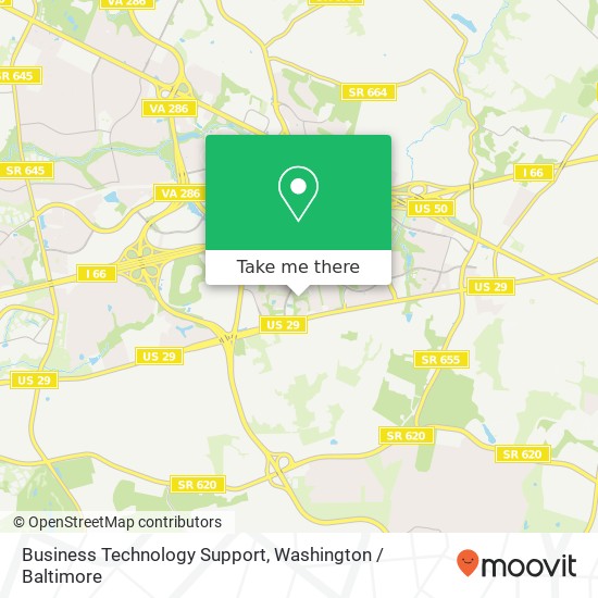 Business Technology Support map