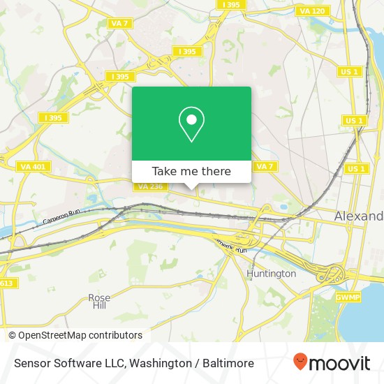 Sensor Software LLC map