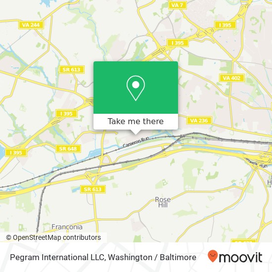 Pegram International LLC map