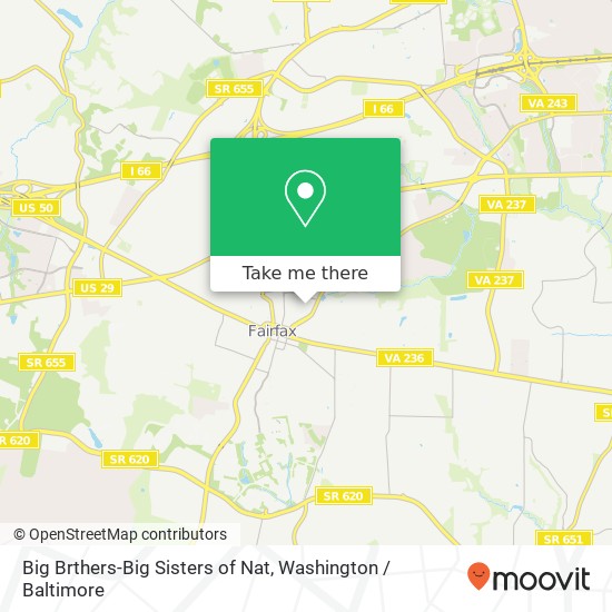 Big Brthers-Big Sisters of Nat map