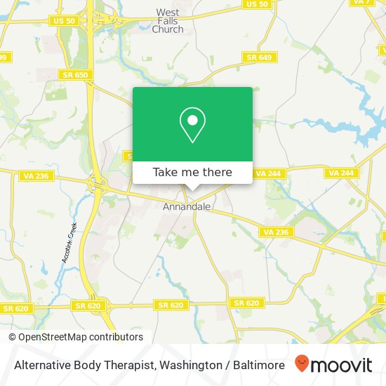 Mapa de Alternative Body Therapist