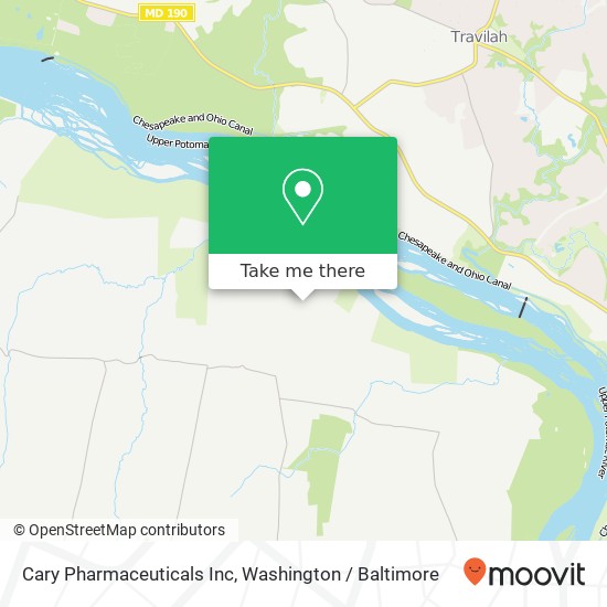 Mapa de Cary Pharmaceuticals Inc