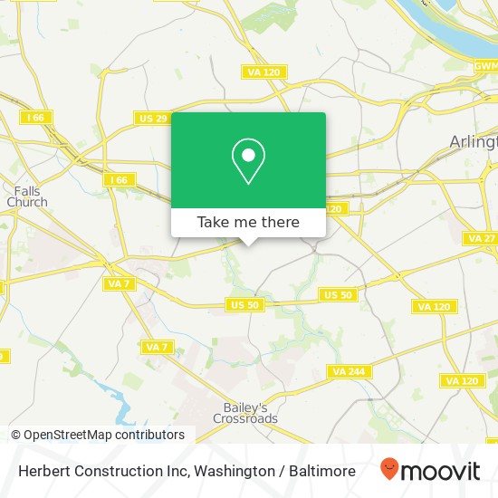 Herbert Construction Inc map