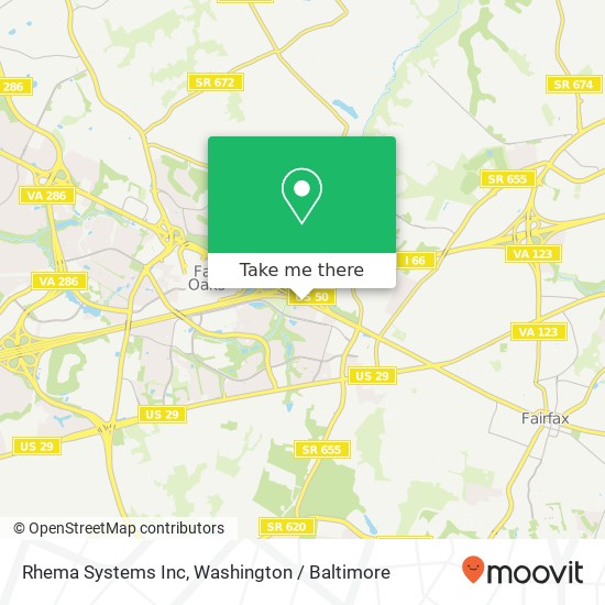 Mapa de Rhema Systems Inc