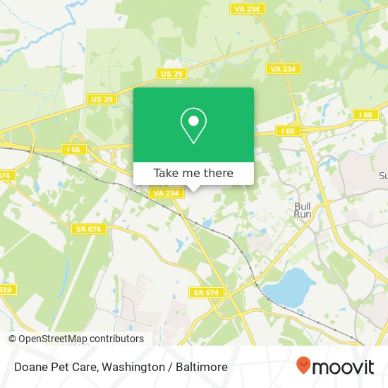 Mapa de Doane Pet Care