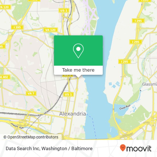 Data Search Inc map