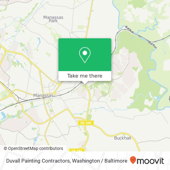 Duvall Painting Contractors map