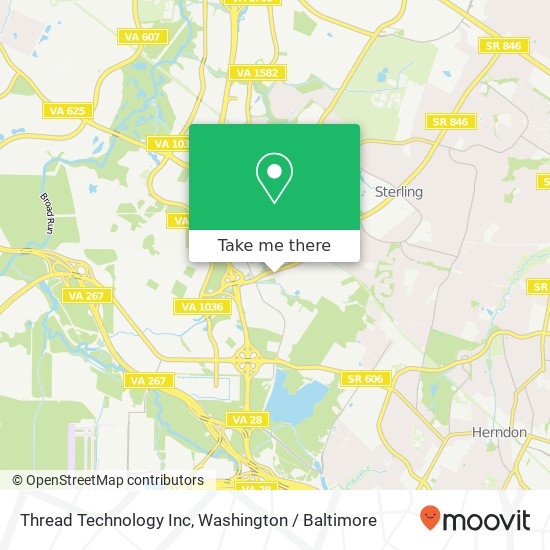 Mapa de Thread Technology Inc