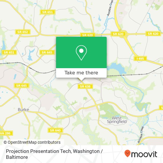 Projection Presentation Tech map