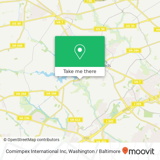 Comimpex International Inc map
