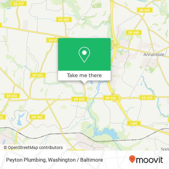 Mapa de Peyton Plumbing
