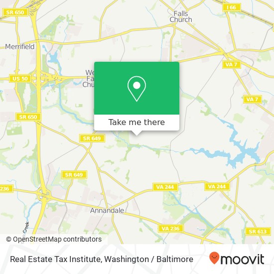 Real Estate Tax Institute map