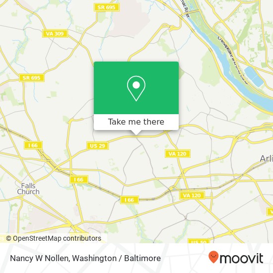 Mapa de Nancy W Nollen