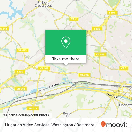 Litigation Video Services map