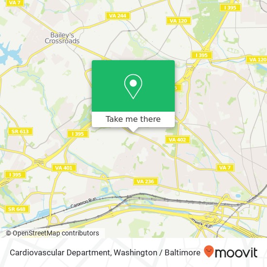 Mapa de Cardiovascular Department