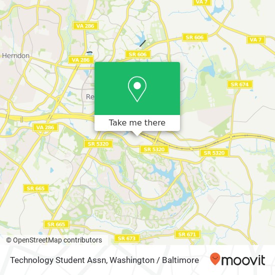 Technology Student Assn map