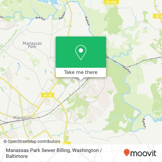 Manassas Park Sewer Billing map