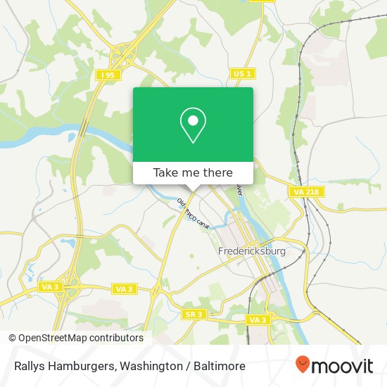 Rallys Hamburgers map