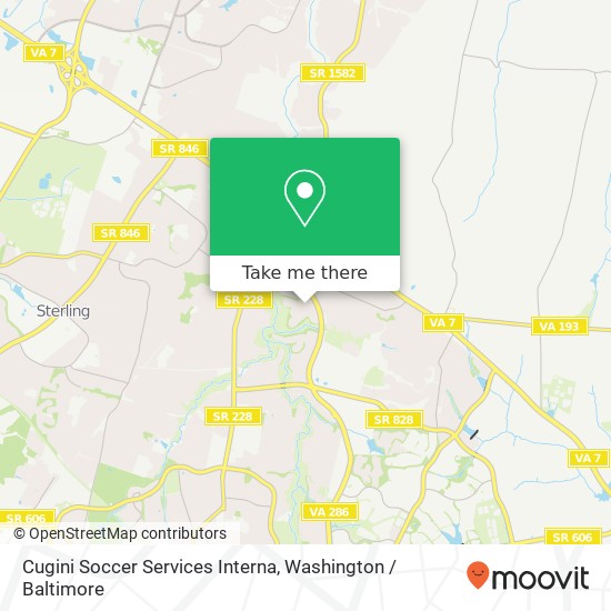 Cugini Soccer Services Interna map