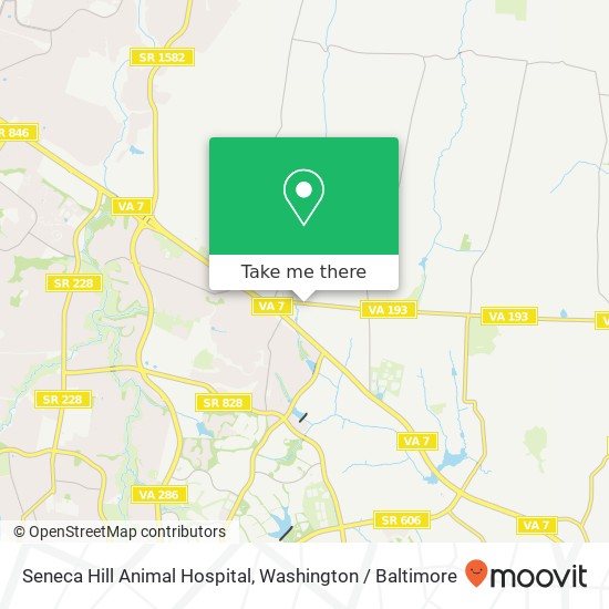 Seneca Hill Animal Hospital map