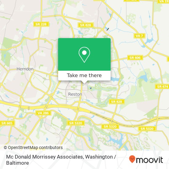 Mc Donald Morrissey Associates map