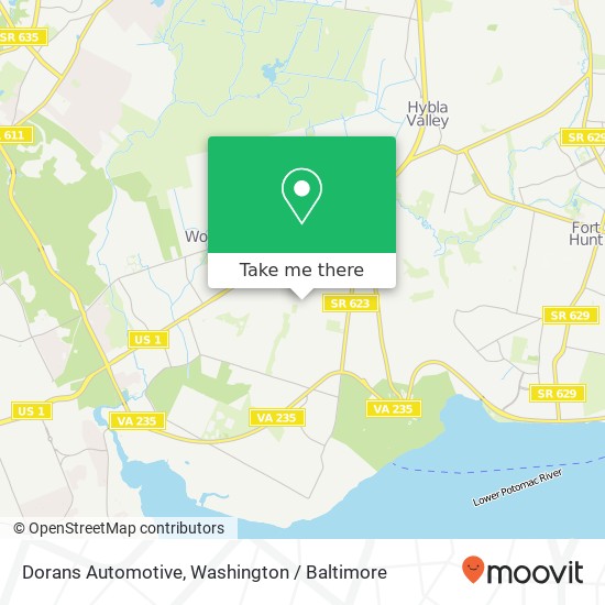 Dorans Automotive map