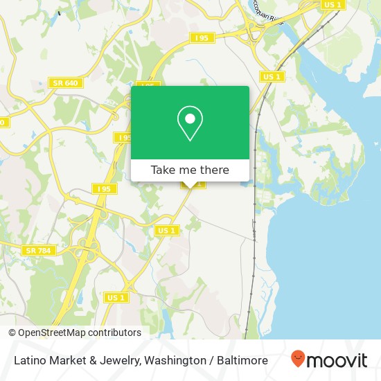 Mapa de Latino Market & Jewelry