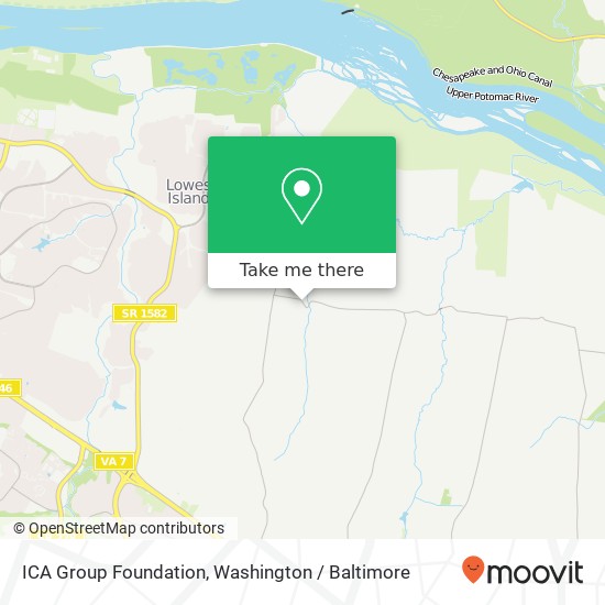 ICA Group Foundation map