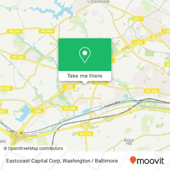 Eastcoast Capital Corp map