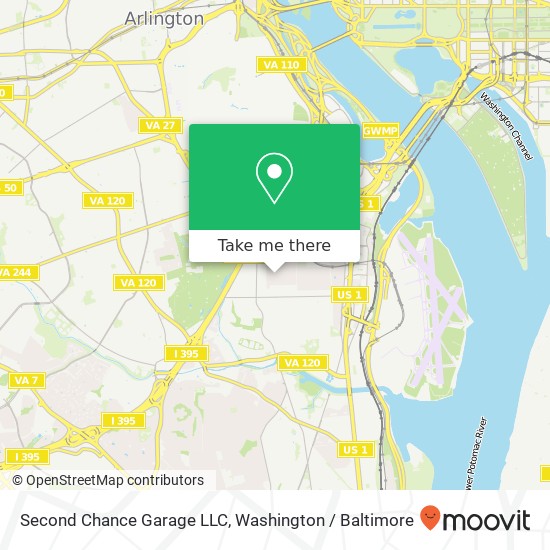 Mapa de Second Chance Garage LLC