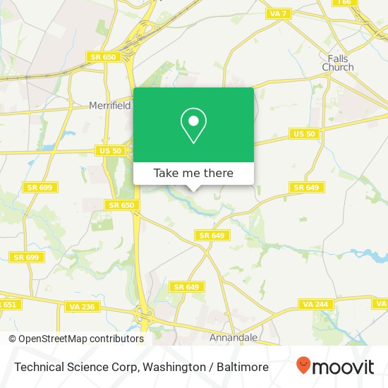 Mapa de Technical Science Corp