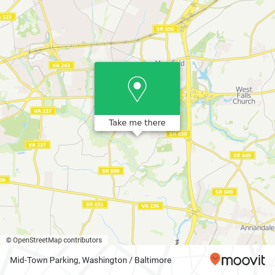 Mapa de Mid-Town Parking