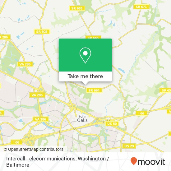 Mapa de Intercall Telecommunications