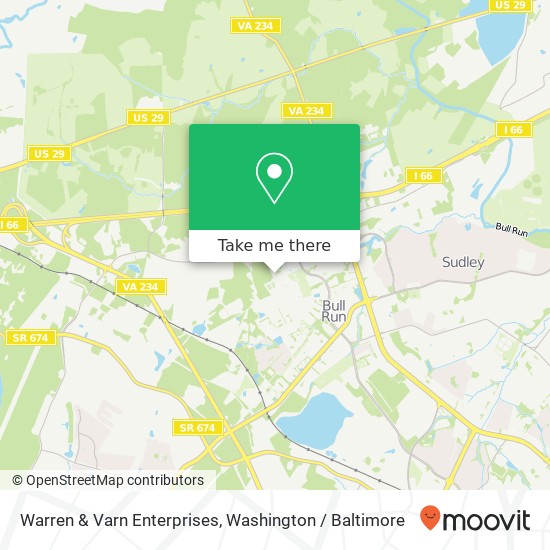 Warren & Varn Enterprises map