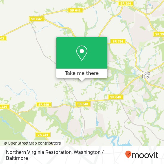 Northern Virginia Restoration map