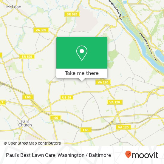 Mapa de Paul's Best Lawn Care