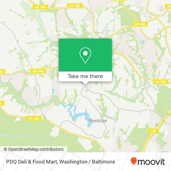 PDQ Deli & Food Mart map