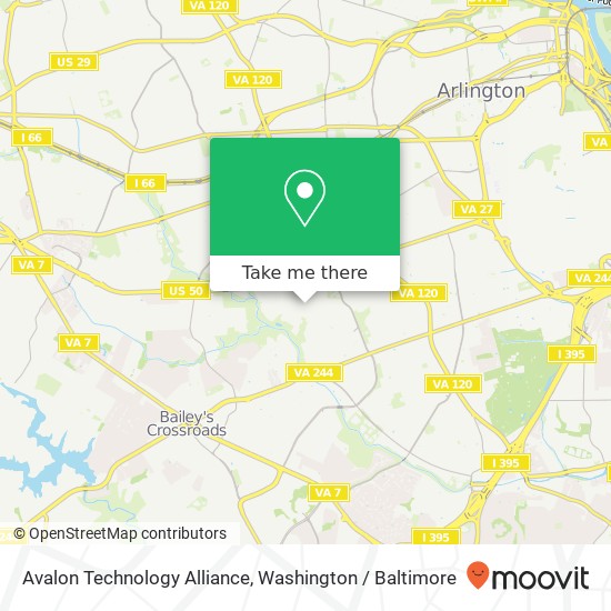 Avalon Technology Alliance map