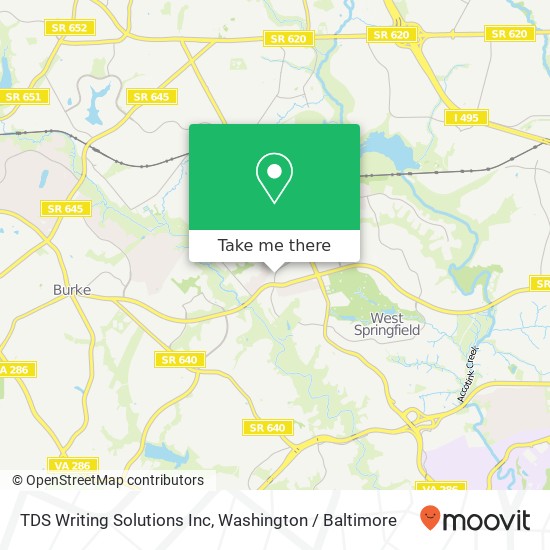 Mapa de TDS Writing Solutions Inc