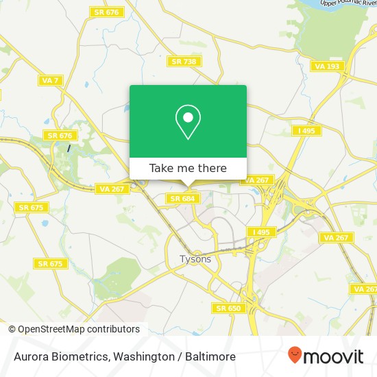 Aurora Biometrics map